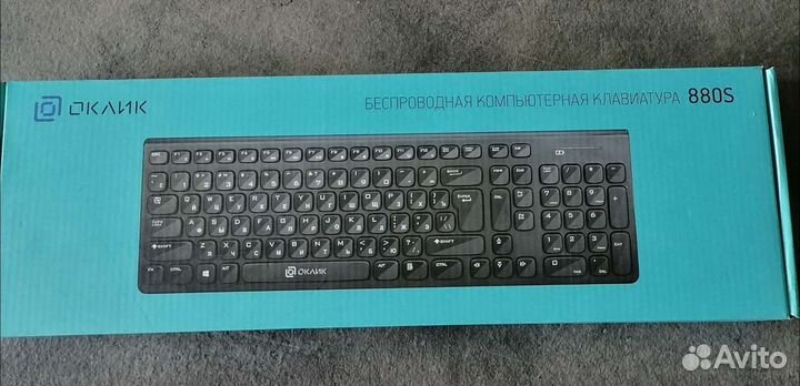 Беспроводная компьютерная клавиатура оклик 880S