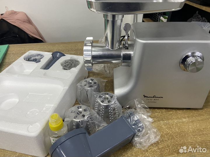 Мясорубка moulinex ME858D32