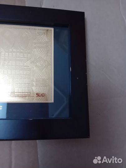 500 euro banknote 999.9 pure gold