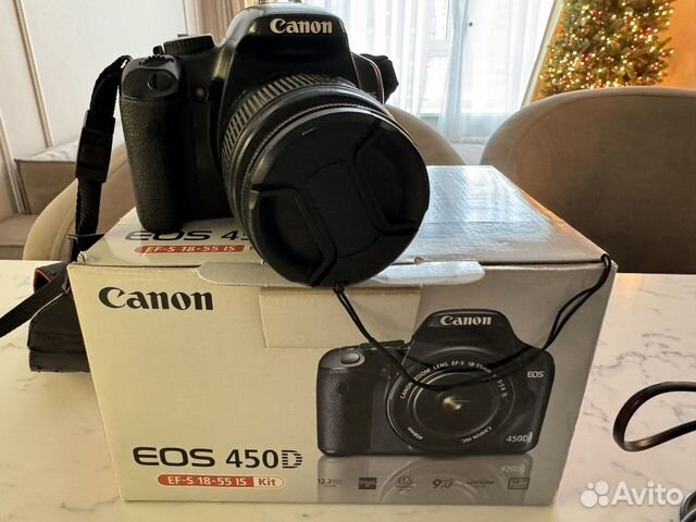 Зеркальный фотоаппарат Canon EOS 450d объявление продам