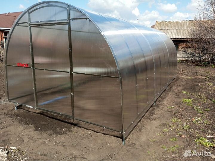 Теплица 4х3 / 6х3 / 8х3 шаг 1м/0.66м