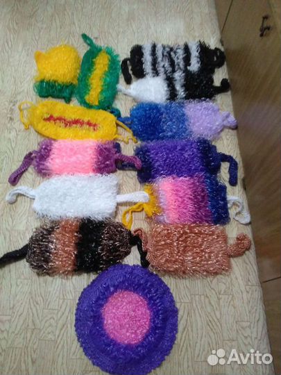 Мочалки ручной работы