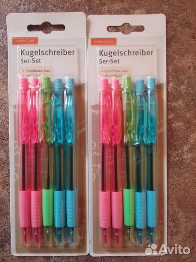 Наборы из ручек 2 набора по 5 штук