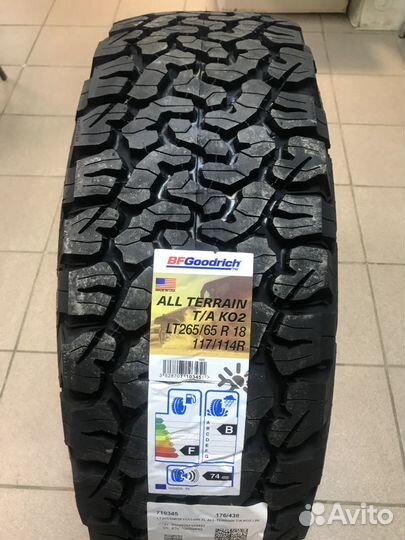 Bfgoodrich All-Terrain T/A KO2 265/65 R18 117R