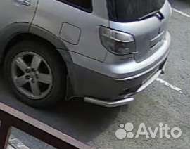 Защита заднего бампера Mitsubishi Outlander 1