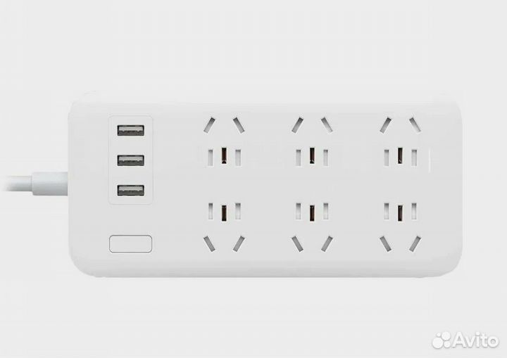 Удлинитель Xiaomi Mijia Smart 6 розеток + 3 USB CN