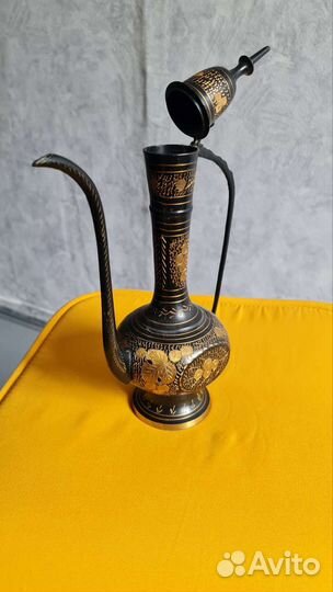 Набор рюмок вазы графины латунь индия