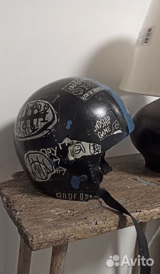 Шлем для мотоцикла, мото, черный