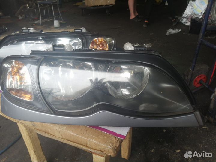 Передние фары bmw Е46 рестайлинг