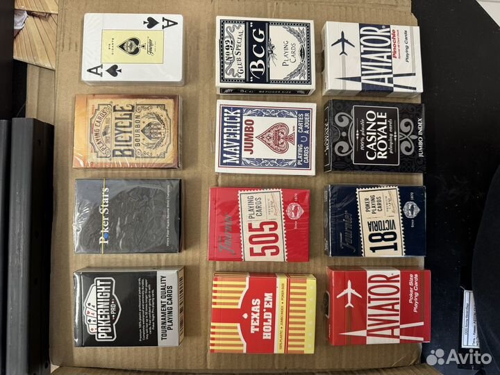 Игральные карты пластик