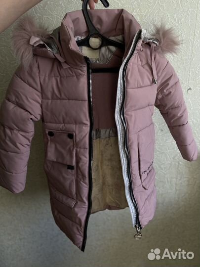 Куртка детская зимняя 104 см