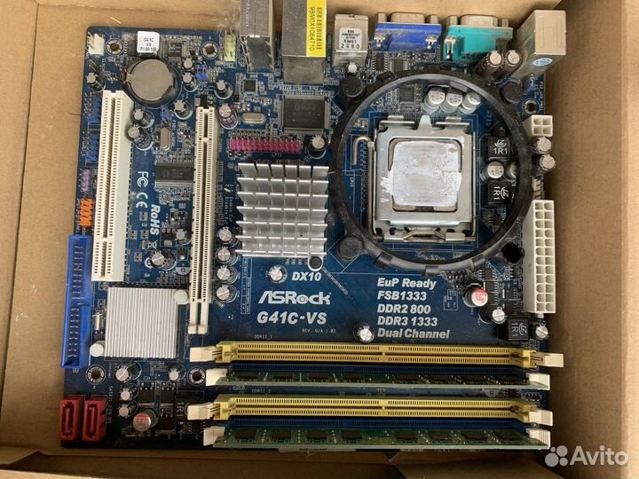 Материнская плата ASRock g41c-vs