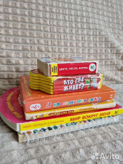 Комплект книг для малышей 6 мес+