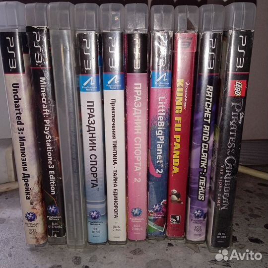 Диски на ps3, популярные и редкие