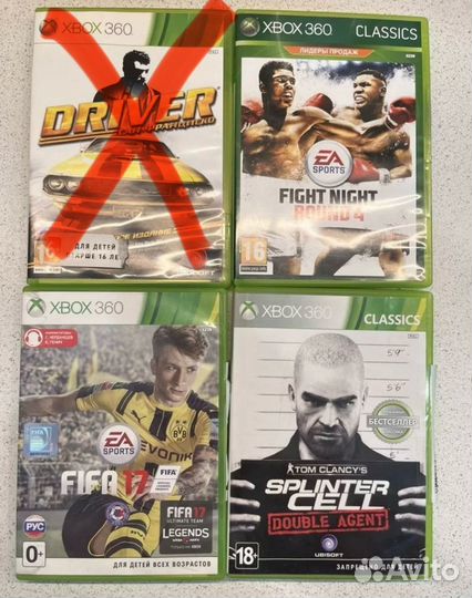 Игры на xbox 360 лицензия диски на xbox 360 Driver