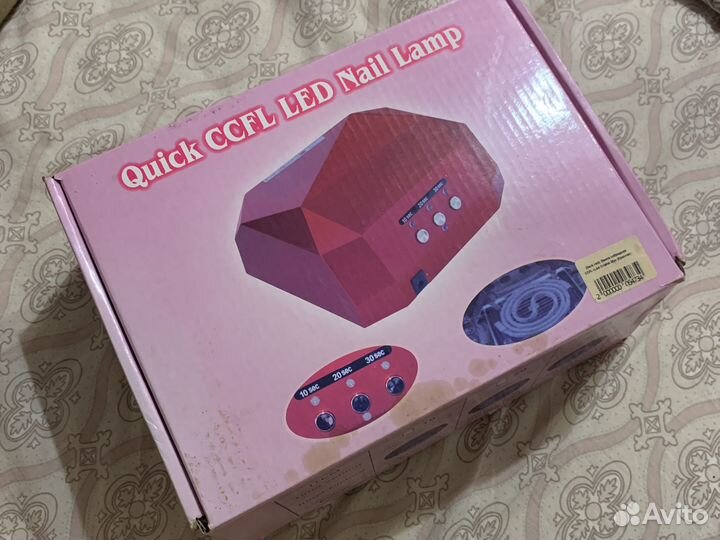 Лампа для ногтей гибридная ccfl+Led Cristal 36w