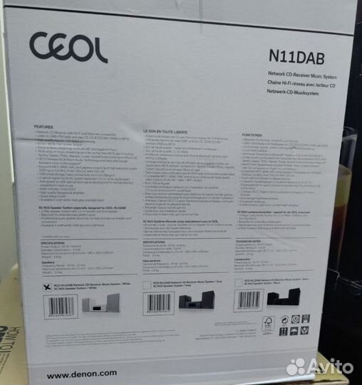 Аудиосистема Denon ceol N-11DAB White