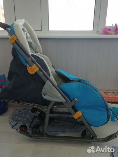 Коляска санки