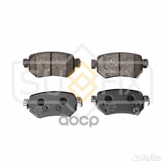 Колодки тормозные дисковые зад прав/лев SX1