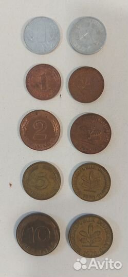 Монеты Германии, гдр и фрг