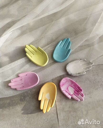 Гипсовый подсвечник