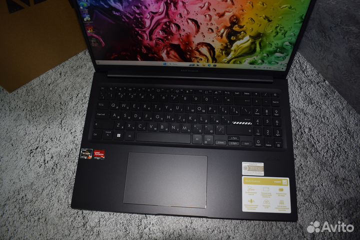 Новый ноутбук asus на Ryzen 7 5825U/ 16 дюймов