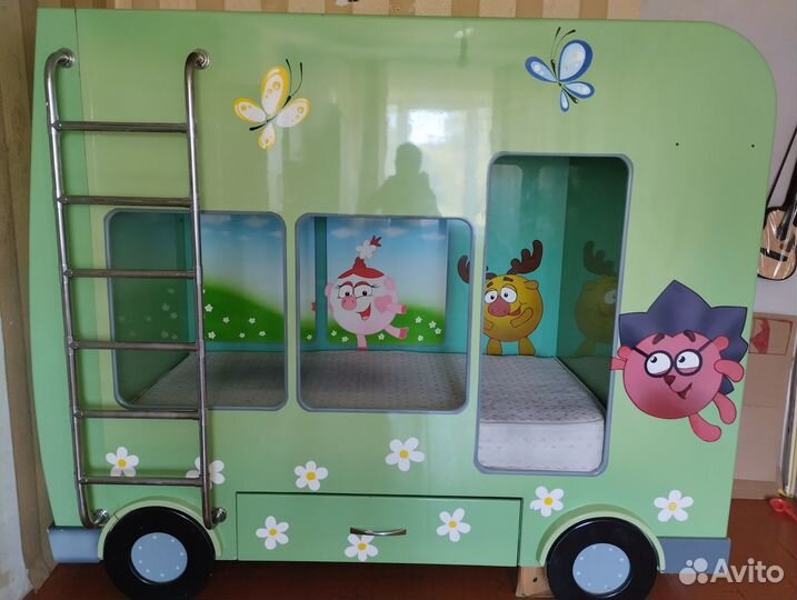 Детская двухъярусная кровать бу для детей