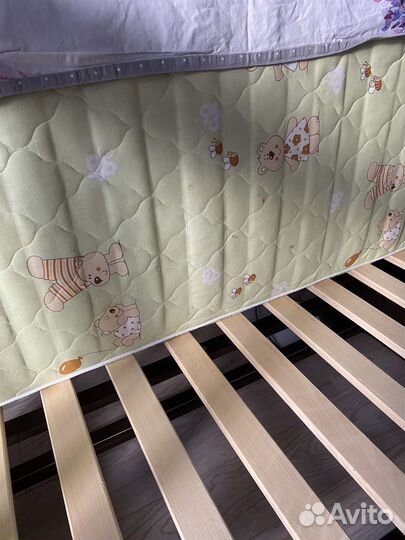 Детская кроватка деревянная