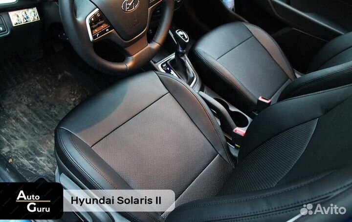 Чехлы на Hyundai Solaris 2