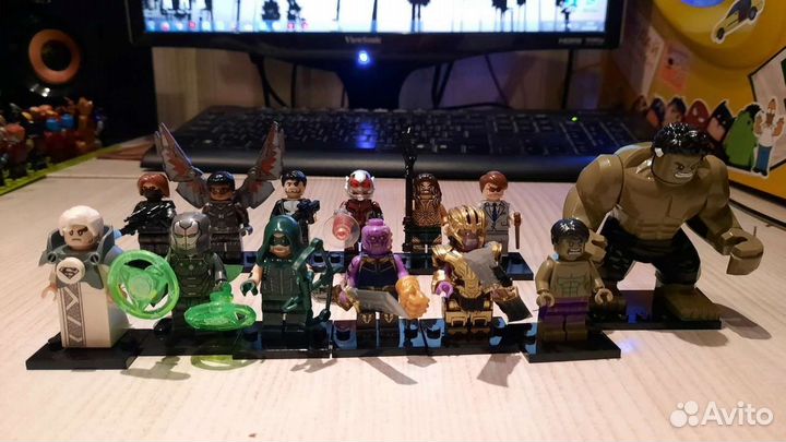 Минифигурки, марвел, тор, дэдпул,люди икс