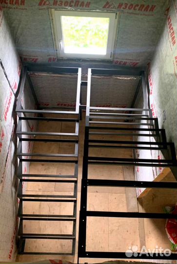 Лестничный каркас под ключ