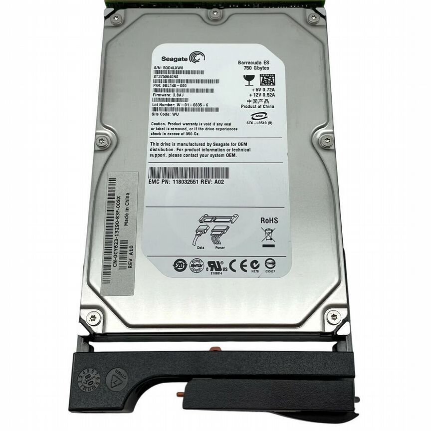 [DAE2P] Жесткий Диск Emc 005048726 750gb Fibre Channel 3.5 Dae2p