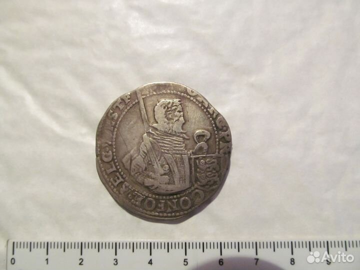 Редкая серебряная монета Таллер 1621 г