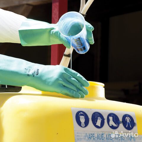 Перчатки нитриловые mapa Ultranitril 492, хлопчато