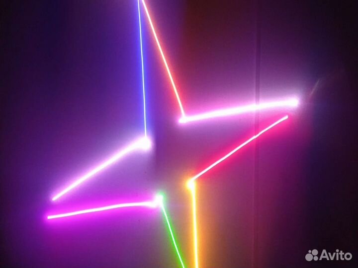Лазер цветной