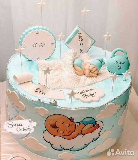 Метрика на торт ребёнку