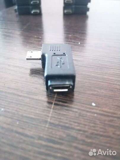 Переходник угловой правый, левый USB Micro