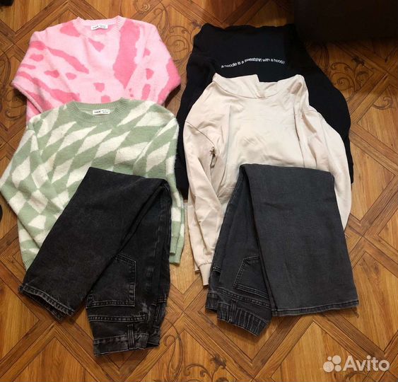 Вещи пакетом на девочку 140, 146, 152