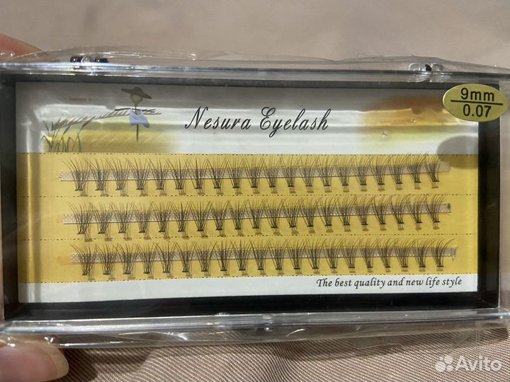 Накладные ресницы пучки