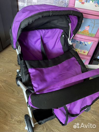 Коляска кукольная для двойни