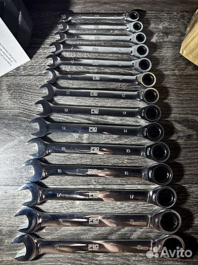 Наборы ключей с трещеткой Pro Stormer 14 шт новые