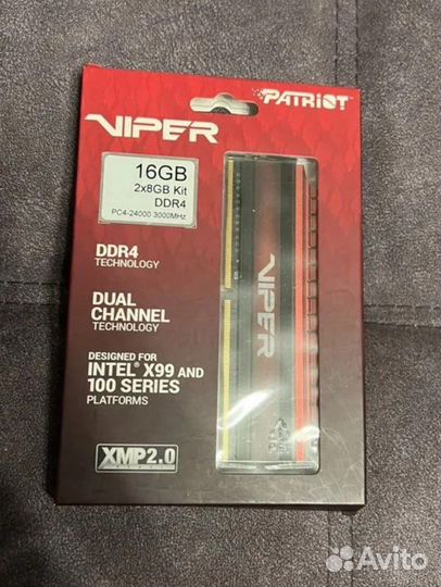 Оперативная память ddr4 16гб