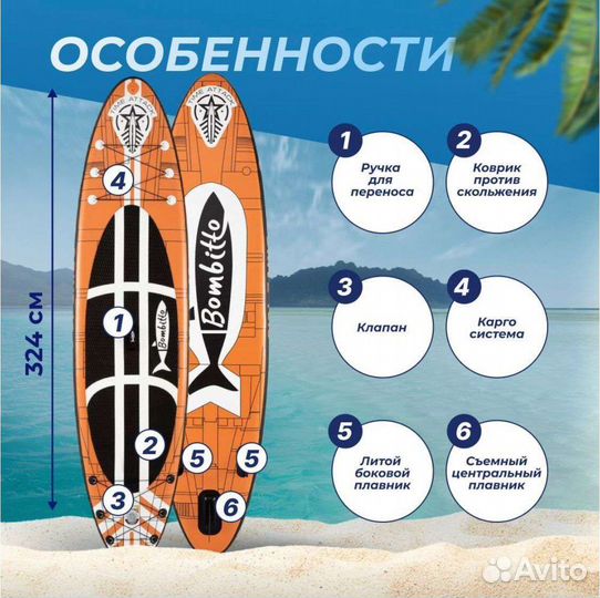SUP-доска Bombitto Drive 10.6