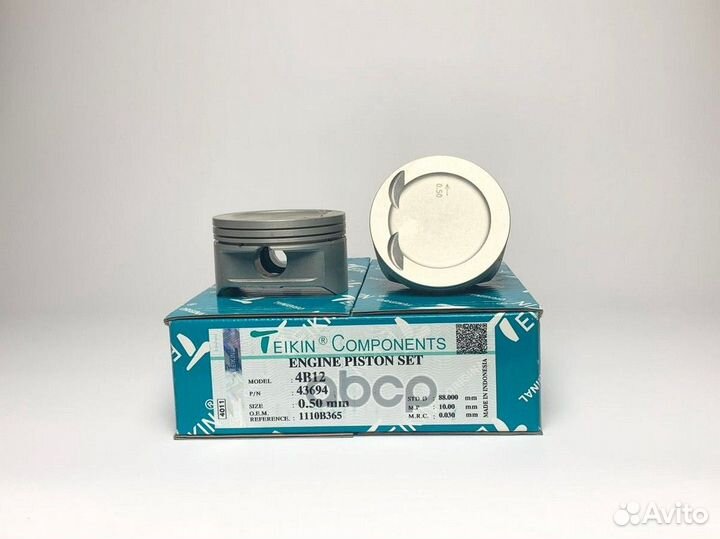 Поршни (к-т 4 шт) mitsubishi lancer/outlander 4