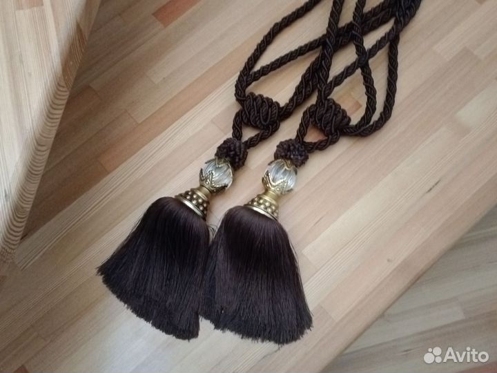 Подхваты для штор шоколад