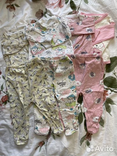 Вещи пакетом на девочку 62