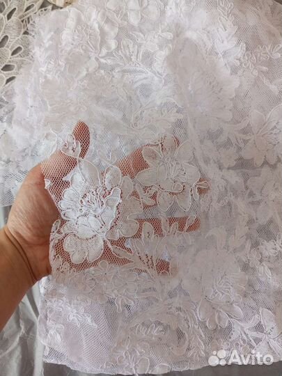 Новые отрезы свадебное кружева Италия