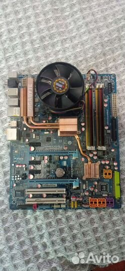 Комплект 775 q9300 + 4гб