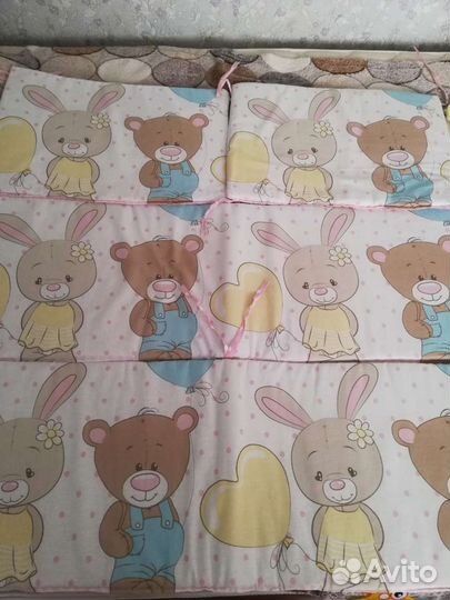 Бортики в детскую кроватку