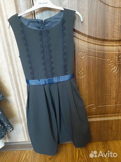 Школьная форма для девочки 122 128 синяя 1-2 класс